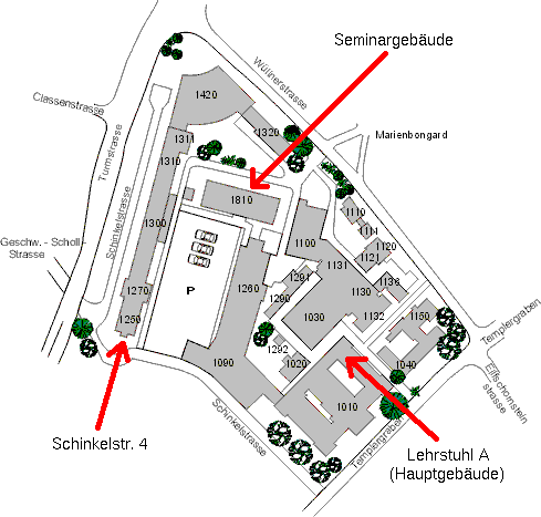 Lageplan Nordwest