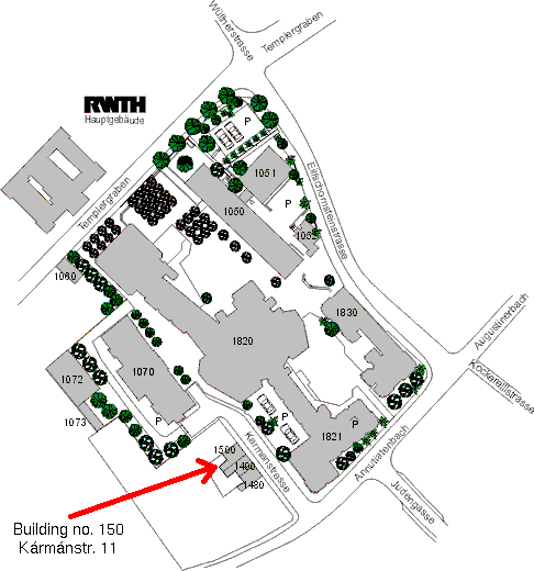 map with building no. 150